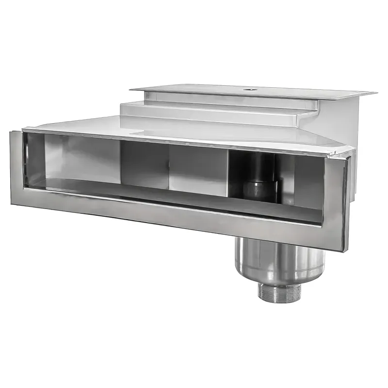Garantierte Lieferung Skimmer Ocean Edelstahl V4A High500 PRO