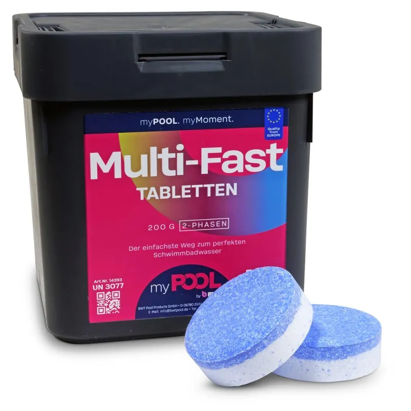 Bestpreis myPOOL Multi Fast Tab Premium 2-Phasen Multifunktionstablette 5,0 kg