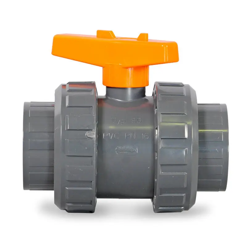 Preisreduziert Praher 2-Wege d63mm Kugelhahn PVC Klebeanschluß