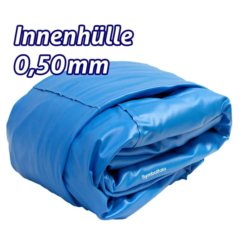 (B-Ware) Ersatzfolie Rundpool ohne Biese 0,50 mm, blau Ø 4,00 x 1,20 m Meistverkauft
