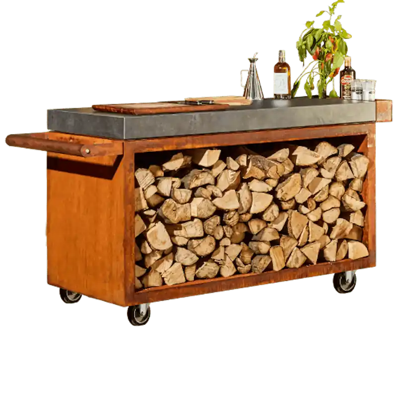 OFYR Mise-en-Place Table 135 Pro Corten & Keramik Zertifiziert