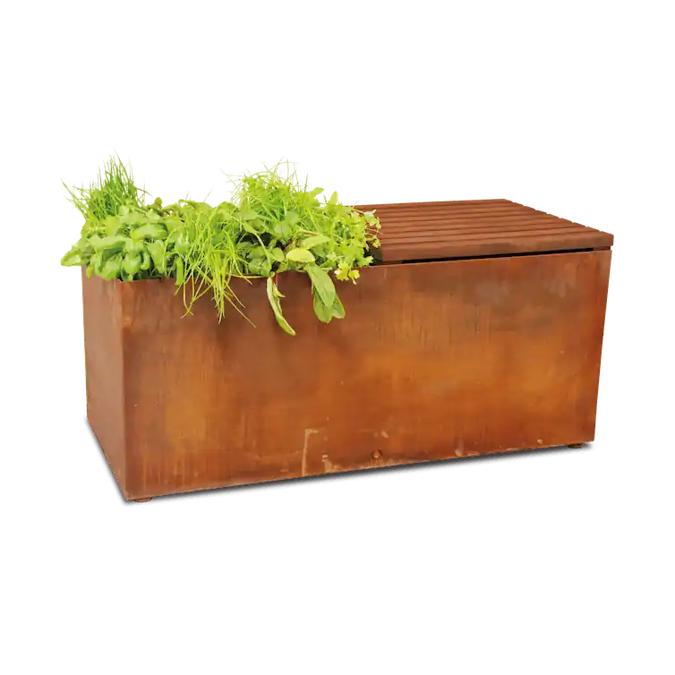 OFYR Herb Garden Bench Corten Zertifiziert
