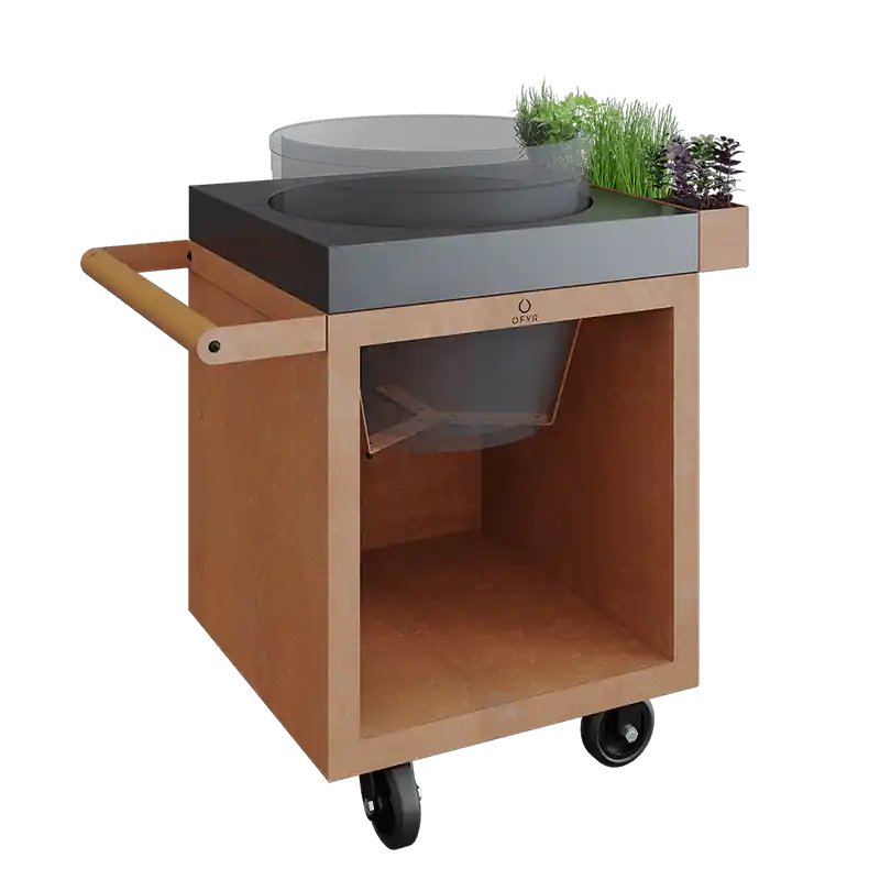 Kamado OFYR Table Pro 65 Corten Concrete geeignet für BigGreenEgg Large Jetzt Bestellen