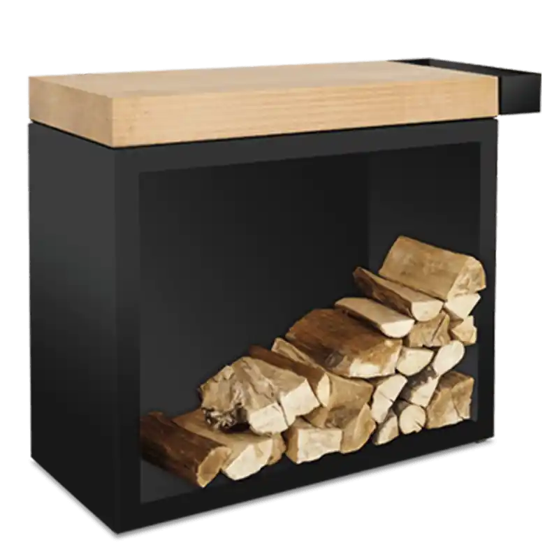OFYR Butcher Block Storage 90 Black Teak Sonderangebot
