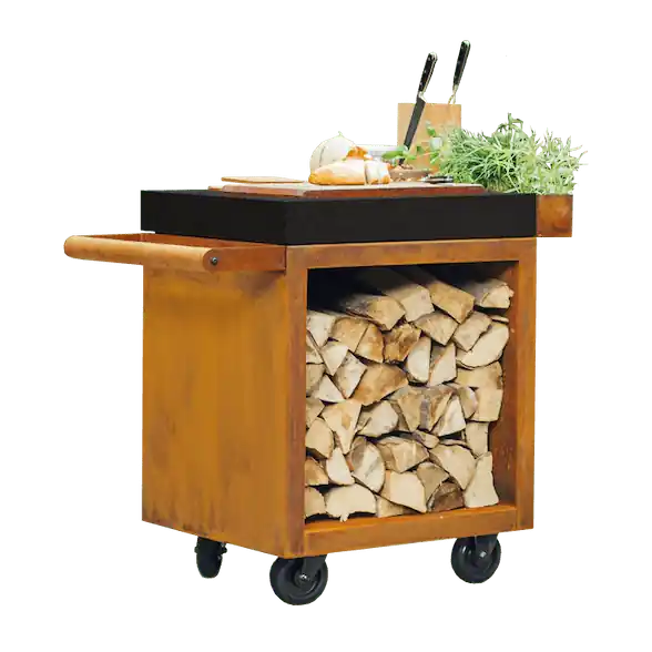 Preisknaller OFYR Mise En Place Table 65 Pro Corten & Keramik