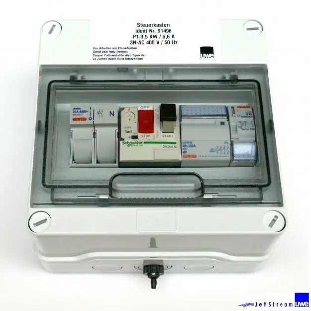 UWE Jetstream Pneumatik Schalter Fertigbauteil Steuerkasten 400V 3,5kW Jetzt Bestellen
