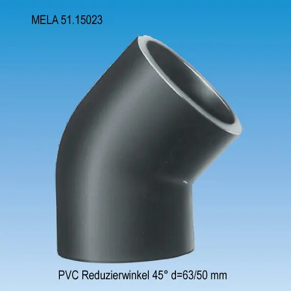 PVC Reduzierwinkel 45° Ø 63 x 63 - 50 mm Günstig