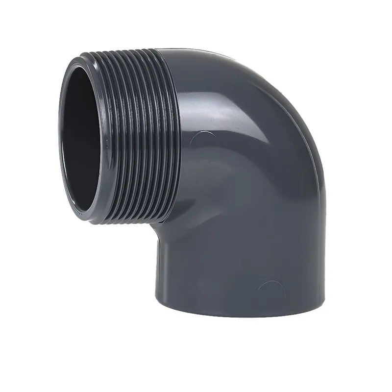 PVC Winkel 90° Ø 63 mm Klebemuffe x 2" AG Neu