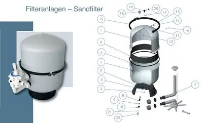 Astral Bilbao Classic Oberteil 600 mm für Sandfilter Teil Nr. 4 Sonderangebot