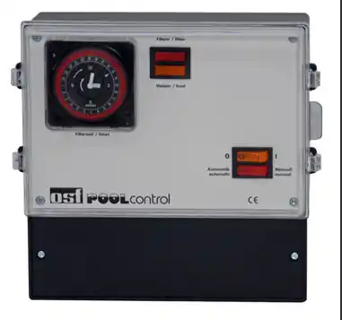OSF Filtersteuerung PC 230 Analoge Schwimmbad-Steuerung für eine Wechselstrom-Filterpumpe 230 V / 50 Hz Schnäppchen