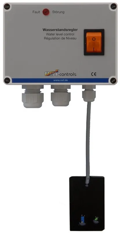 Skimmerregler mit Anlegefühler KF-3 und Magnetventil G 1/2” 230 V Markenprodukt
