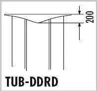 Direktkauf TUB-DDRD Hartschaum-Deckenelement DROP für TUB-RD