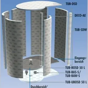 Heißes Angebot TUB-UBOSD 50 L Unterbauelement für TUB-BOSD 50 L linksdrehend