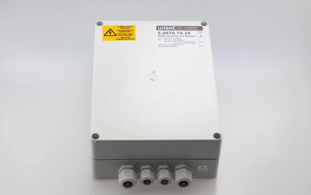 Rabatt Wibre POW-LED RGB-Controller nur für 27 POW-LED 3 W RGB-Modul (K2), IP65, 700 mA, 12 V-DC
