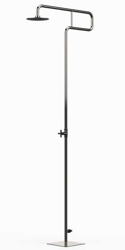 Ideal Eichenwald Gartendusche Trombone Edelstahl Modell 70 Angebot