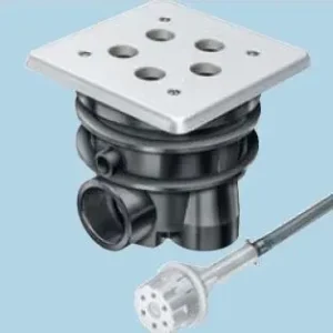 Begrenztes Angebot BADU Jet Super-Sport Vormontagesatz mit BADU Wanddüse 5-fach, Ø 19 mm, kpl.
