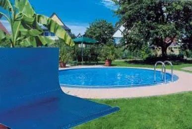 Must-Have MTH Solarabdeckung Luftpolster Abdeckplane Rundbecken 400 µm blau Standard
