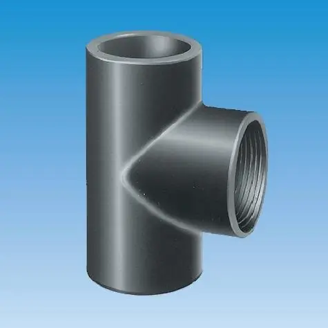 Billig PVC T-Stück 90° Ø 40 mm Klebemuffe x 1 1/4" IG