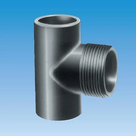 Top-Angebot PVC T-Stück 90° Ø 50 mm Klebemuffe x 1 1/4" AG