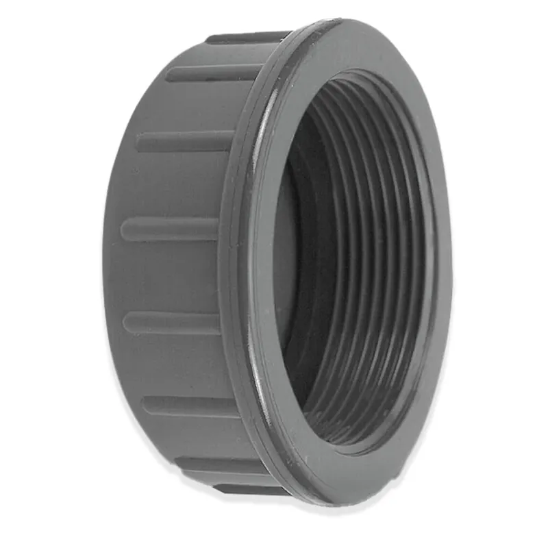 Heißes Angebot PVC Kappen 1 1/2" mit Zylindrischem Innengewinde