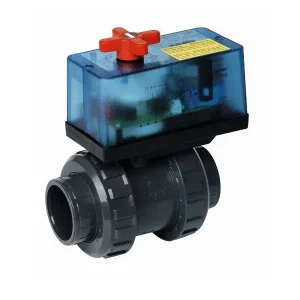 Praher S6 2 Wege Kugelhahn Ø 50 mm mit elektrischem Stellmotor 230V Nur Für Kurze Zeit