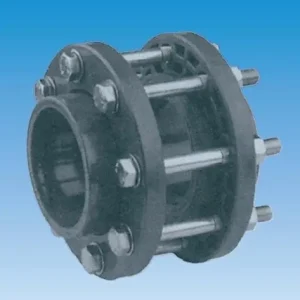 Billig PVC Flanschsatz d 63 mm für Absperrklappe mit verzinkten Schrauben