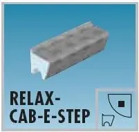 RELAX-CAB-E STEP Sitzbank STEP für RELAX-CAB-E 1 lfm Sonderaktion