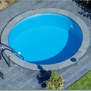 Meranus Rundbecken COMO Höhe 1,50m 0,8 mm Folienstärke Schwimmbecken Begrenztes Angebot
