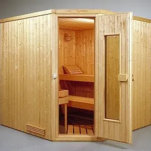 Angebot Saunatop Sauna Eifel Classic Ecksauna (5-Eck) Elementsauna