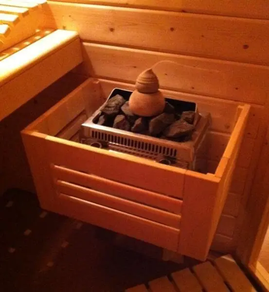 NEW Sauna Ofenschutzgitter Abachi/Fichte L-Form B x T 62 x 44 cm Günstig