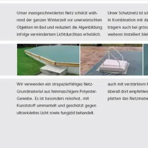 Expressversand Bieri Schutznetz Aufpreis Schrägschnitt