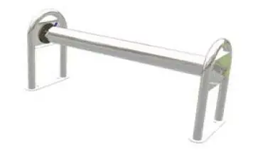 Mega-Angebot Bieri Aufrollvorrichtung Rollfix-Ronda mit Rohrmotor Bodenmontage