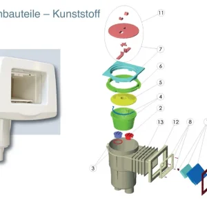Top-Seller Astral Skimmerdeckel lose ohne Rahmen d-240 mm