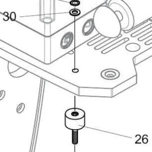 BADU Jet Schwingmetallpuffer M8 x 36 mm Markenware