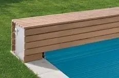 Bieri QUADRO SIPO Sitz- und Liegebank selbsttragend Verkleidung m. Sipo Mahagoni – Holz 80 x 28 mm Kracherpreis