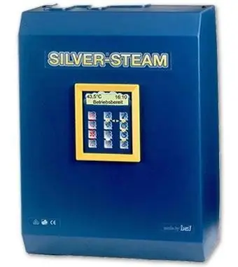 Expressversand OSF Dampfbadgenerator Silver-Steam Luxus mit Internetanschluss