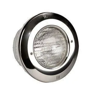 Neuheit Standard Schwimmbadscheinwerfer 300W 12V mit V4A Blende für Beton und Folienbecken