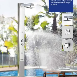 Astral Edelstahl-Standbrause IGUAZU Perfection Kalt- & Warmwasser Nur Für Kurze Zeit