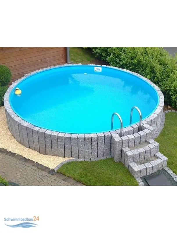 MTH Sunny Pool Rund-Schwimmbecken Höhe 1,35 m Folie 0,8 Sale