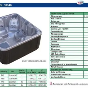 Whirlpool Pacific 30 216x198x90 cm Nur Für Kurze Zeit