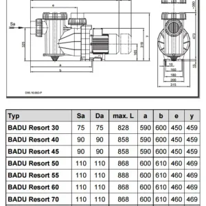 Begrenztes Angebot Speck Filterpumpe BADU Resort 55 4,00kW 400 V