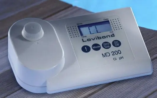 Super-Preis Lovibond Photometer MD 200 - 3 in 1 für Chlor pH-Wert und Säurekapazität Ks4.3 mit Flüssigreagenzien