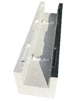 Ausverkauf Schwimmbad Polystyrol Treppenbaustein gerade (120x30x30 cm)