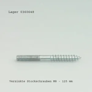 Jetzt Kaufen Verzinkte Stockschrauben M8 - 125 mm