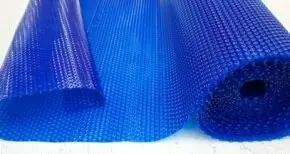 Meranus Solarabdeckung Luftpolster Abdeckplane Ovalformbecken 400 µm blau Standard Top-Angebot
