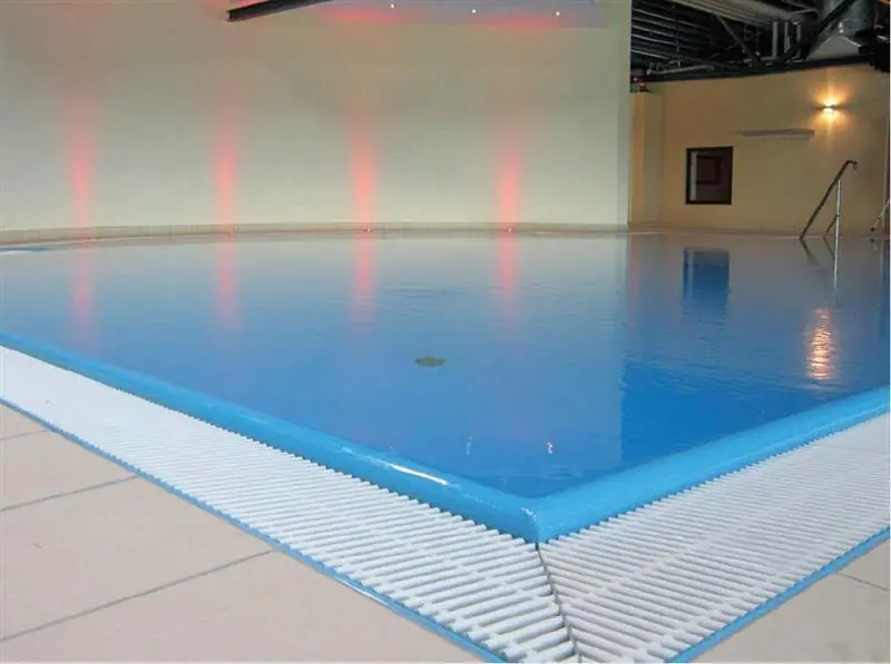 Rabatt Bali-Rechteckbecken - Schwimmbecken mit Überlaufrinne