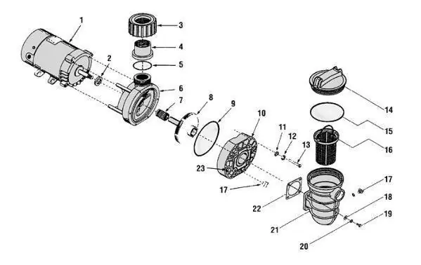 Sta-Rite Gleitringdichtung für 5P6R,5P4R,5MPR,5JWP, 5ABG Pumpen Sichere Zahlung