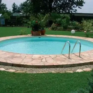 Abverkauf Future Pool Rundschwimmbecken Fun Höhe 150 cm Folie sand 0,8 mm Handlauf sand