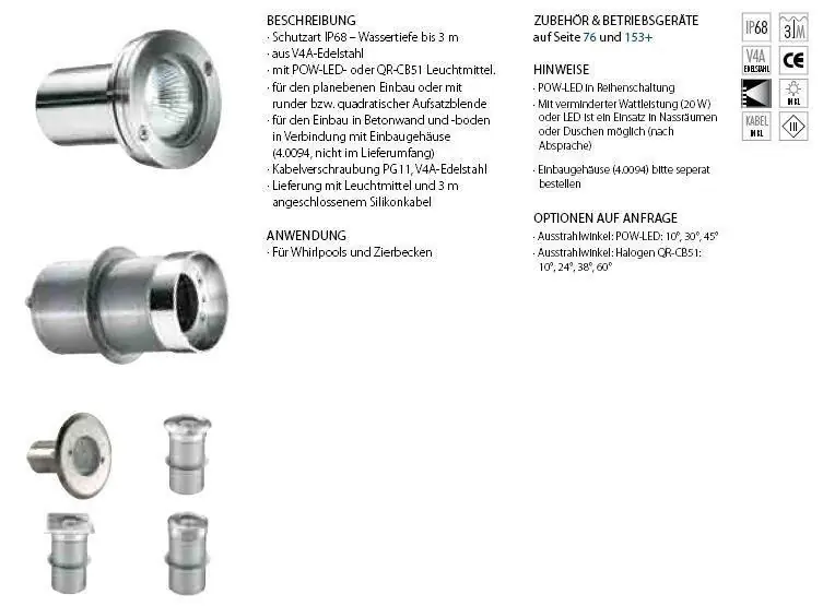 Aktuell Wibre Halogen Leuchte Qr-CbC51 (irC) 3.000K 20w 12V-AC GU5,3 36°