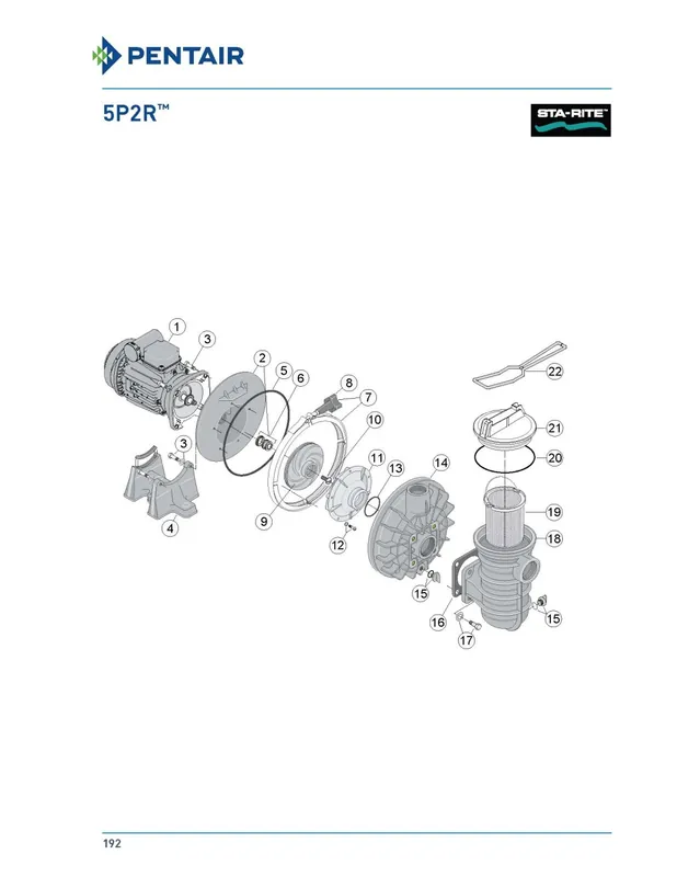 Sta-Rite Flachdichtung RC 20123 für STA Rite 5P2R Aktuell